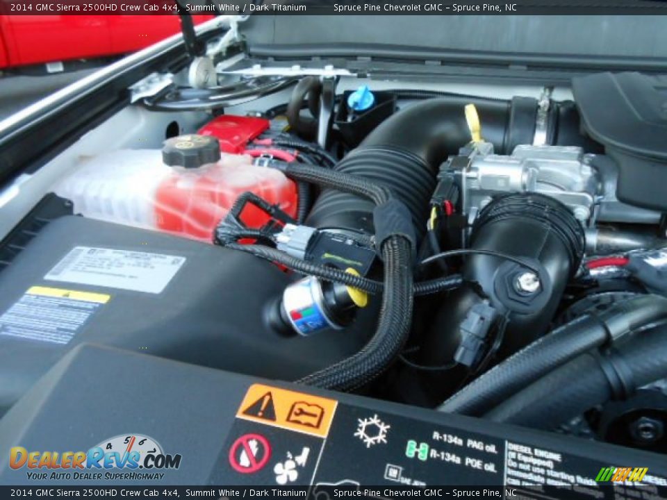 2014 GMC Sierra 2500HD Crew Cab 4x4 Summit White / Dark Titanium Photo #19