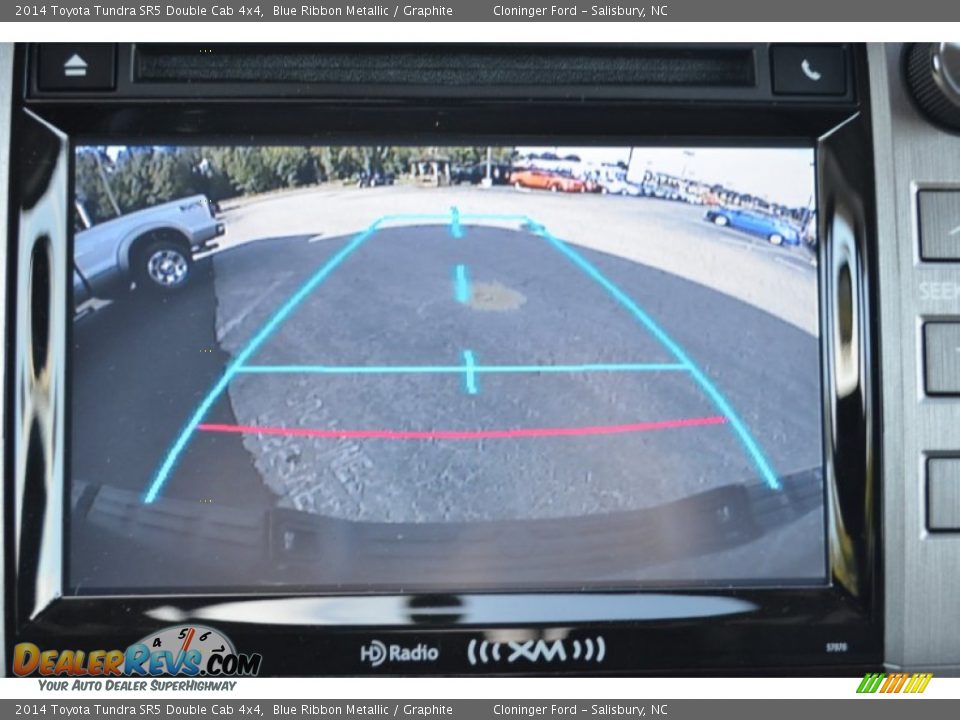 2014 Toyota Tundra SR5 Double Cab 4x4 Blue Ribbon Metallic / Graphite Photo #13