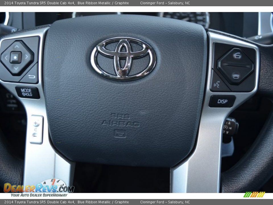 2014 Toyota Tundra SR5 Double Cab 4x4 Blue Ribbon Metallic / Graphite Photo #18