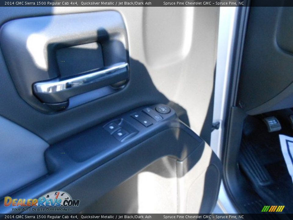 2014 GMC Sierra 1500 Regular Cab 4x4 Quicksilver Metallic / Jet Black/Dark Ash Photo #15