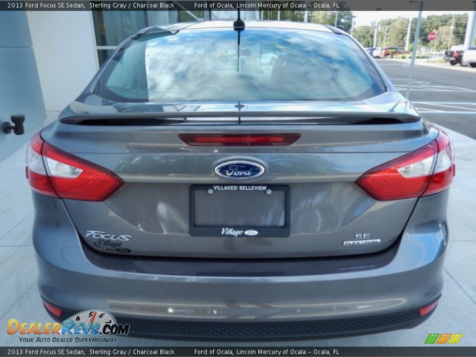 2013 Ford Focus SE Sedan Sterling Gray / Charcoal Black Photo #3
