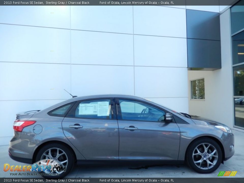 2013 Ford Focus SE Sedan Sterling Gray / Charcoal Black Photo #5