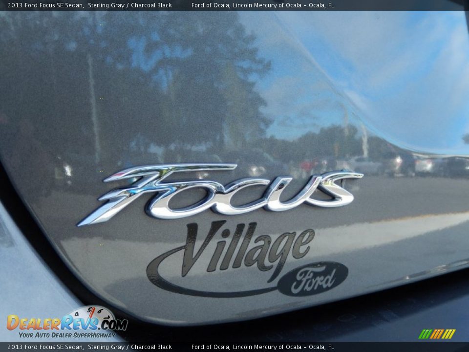2013 Ford Focus SE Sedan Sterling Gray / Charcoal Black Photo #8
