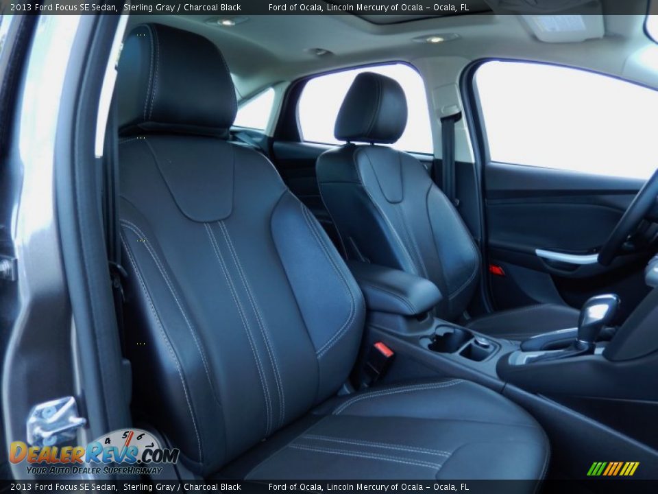 2013 Ford Focus SE Sedan Sterling Gray / Charcoal Black Photo #18