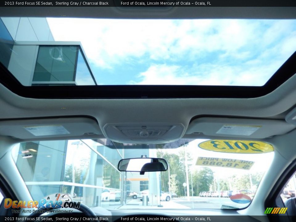 2013 Ford Focus SE Sedan Sterling Gray / Charcoal Black Photo #19