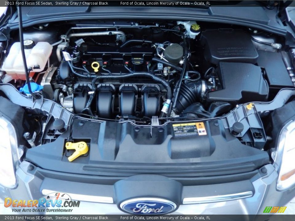 2013 Ford Focus SE Sedan Sterling Gray / Charcoal Black Photo #26