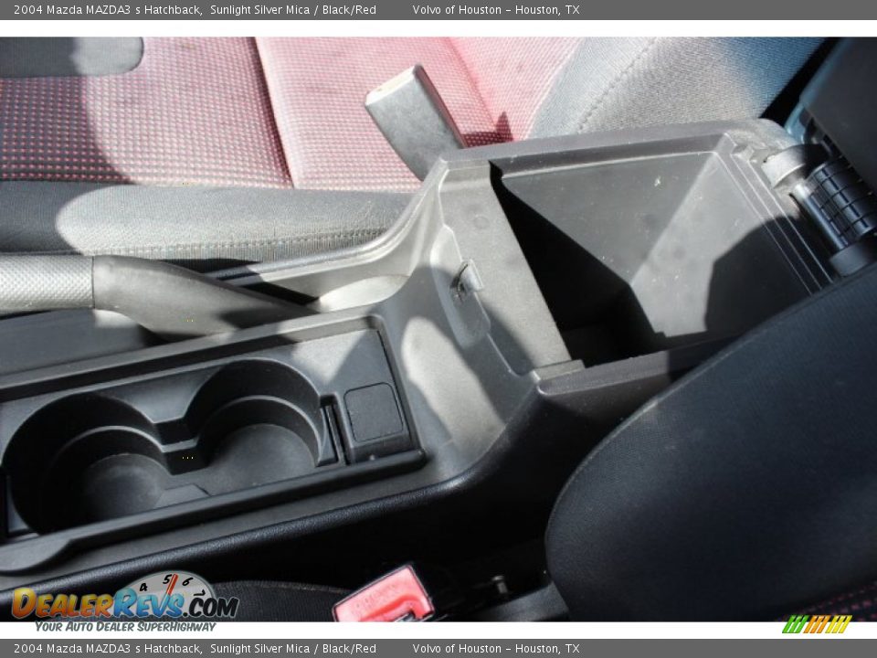 2004 Mazda MAZDA3 s Hatchback Sunlight Silver Mica / Black/Red Photo #21