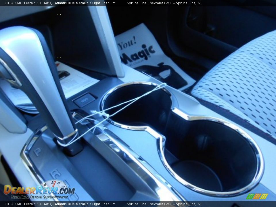 2014 GMC Terrain SLE AWD Atlantis Blue Metallic / Light Titanium Photo #18