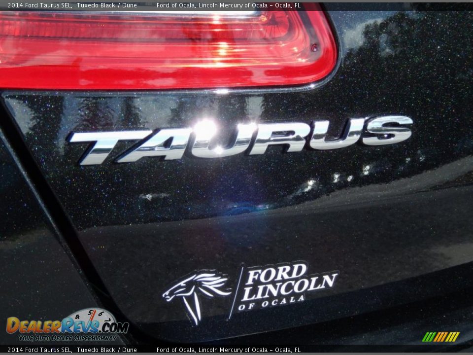 2014 Ford Taurus SEL Tuxedo Black / Dune Photo #4
