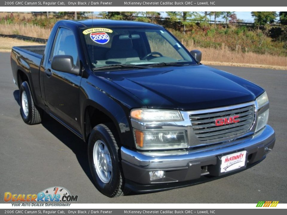 2006 GMC Canyon SL Regular Cab Onyx Black / Dark Pewter Photo #1