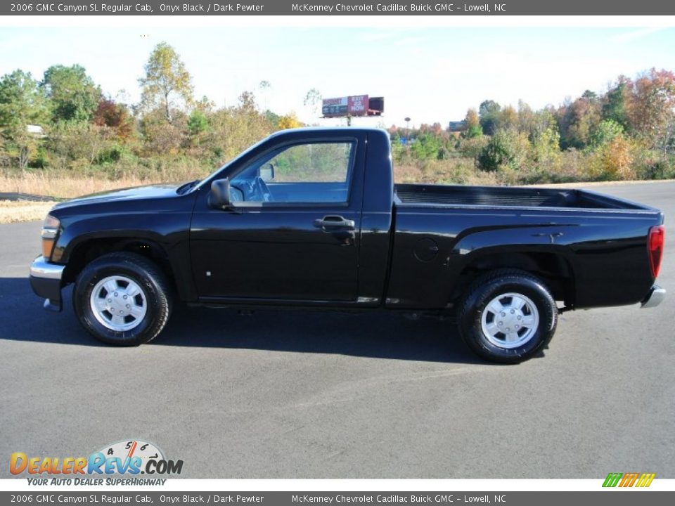 2006 GMC Canyon SL Regular Cab Onyx Black / Dark Pewter Photo #3