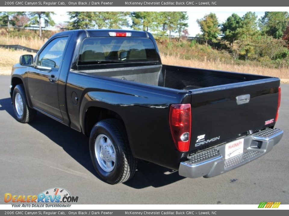 2006 GMC Canyon SL Regular Cab Onyx Black / Dark Pewter Photo #4