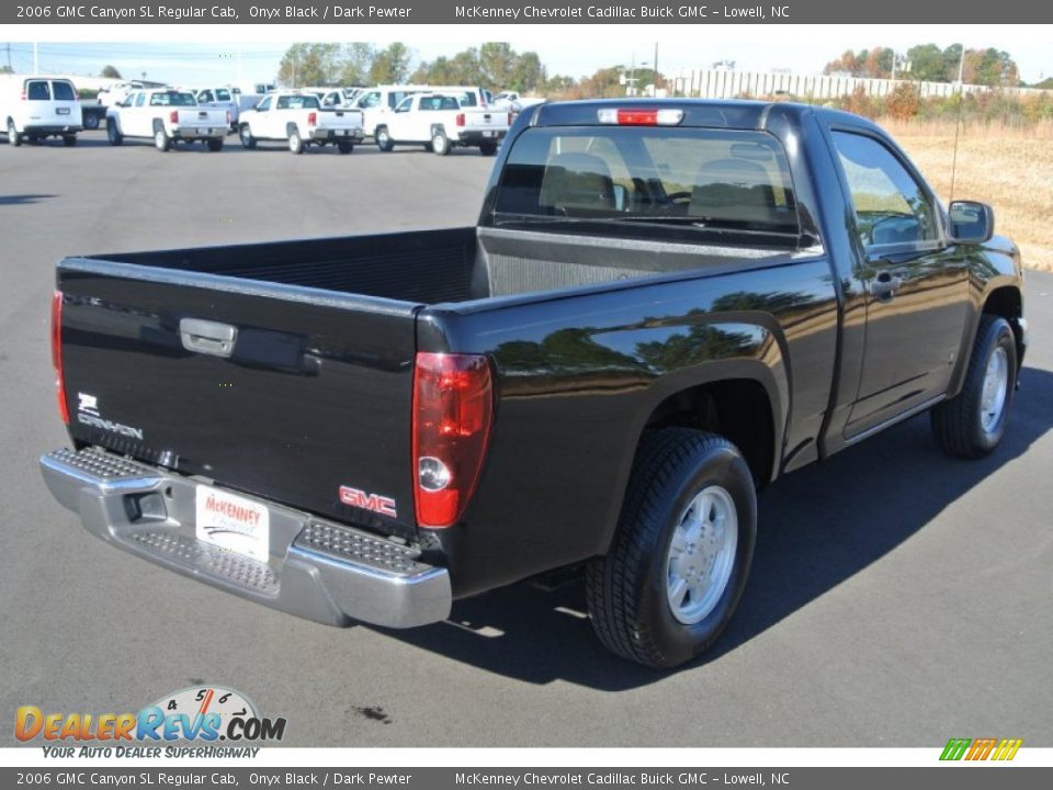 2006 GMC Canyon SL Regular Cab Onyx Black / Dark Pewter Photo #5