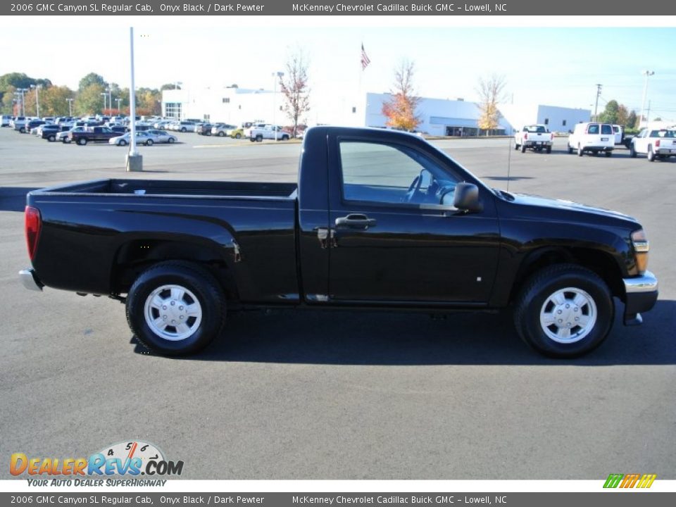 2006 GMC Canyon SL Regular Cab Onyx Black / Dark Pewter Photo #6