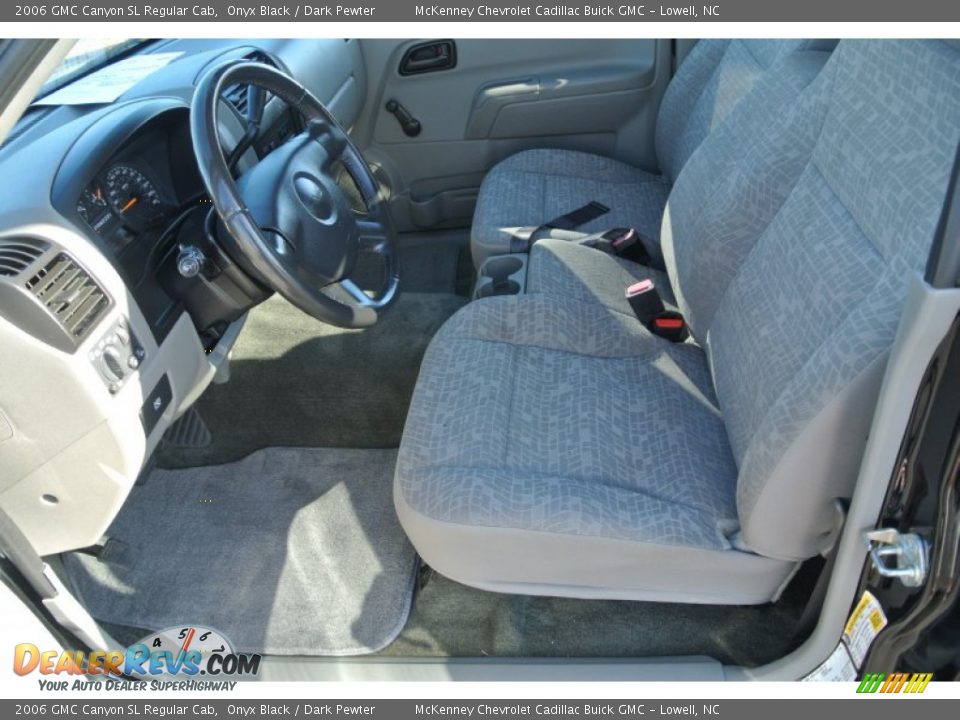 2006 GMC Canyon SL Regular Cab Onyx Black / Dark Pewter Photo #7