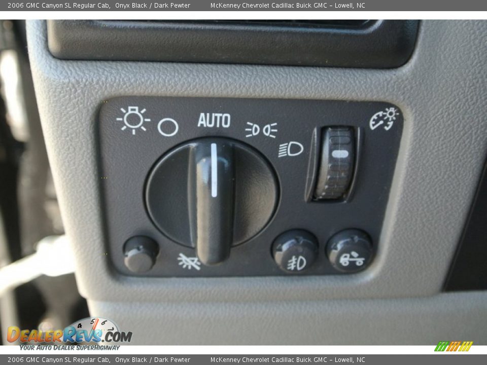 2006 GMC Canyon SL Regular Cab Onyx Black / Dark Pewter Photo #10