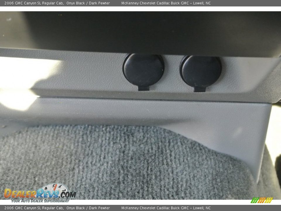 2006 GMC Canyon SL Regular Cab Onyx Black / Dark Pewter Photo #11