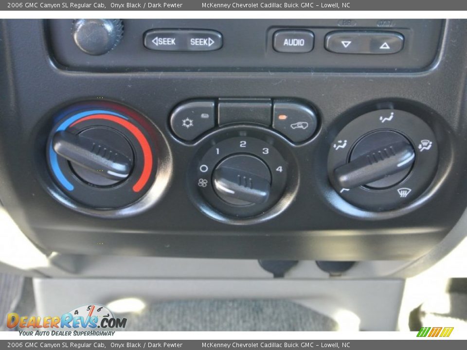 2006 GMC Canyon SL Regular Cab Onyx Black / Dark Pewter Photo #12