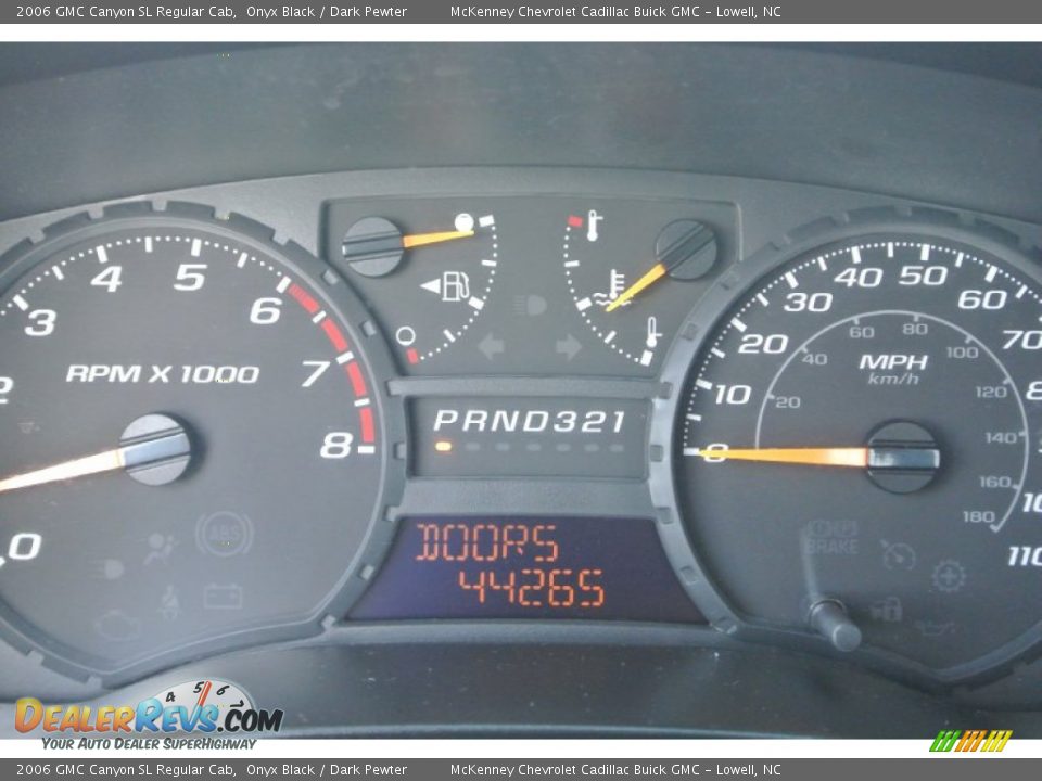 2006 GMC Canyon SL Regular Cab Onyx Black / Dark Pewter Photo #14
