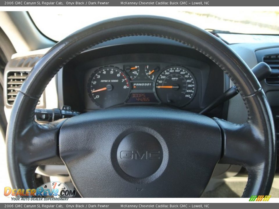 2006 GMC Canyon SL Regular Cab Onyx Black / Dark Pewter Photo #15
