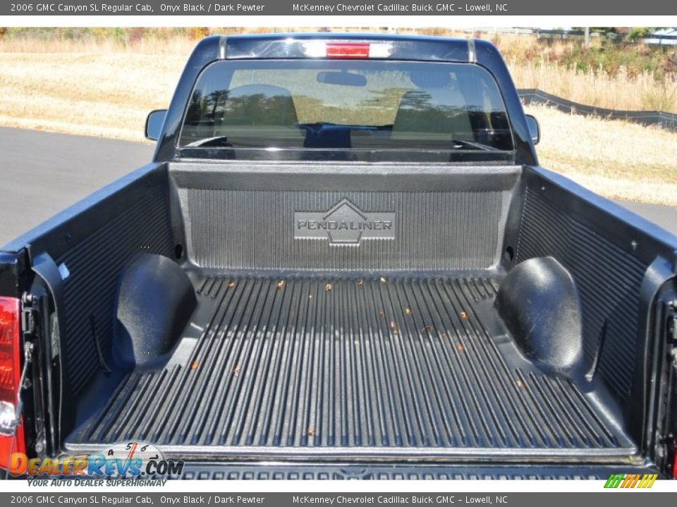 2006 GMC Canyon SL Regular Cab Onyx Black / Dark Pewter Photo #16