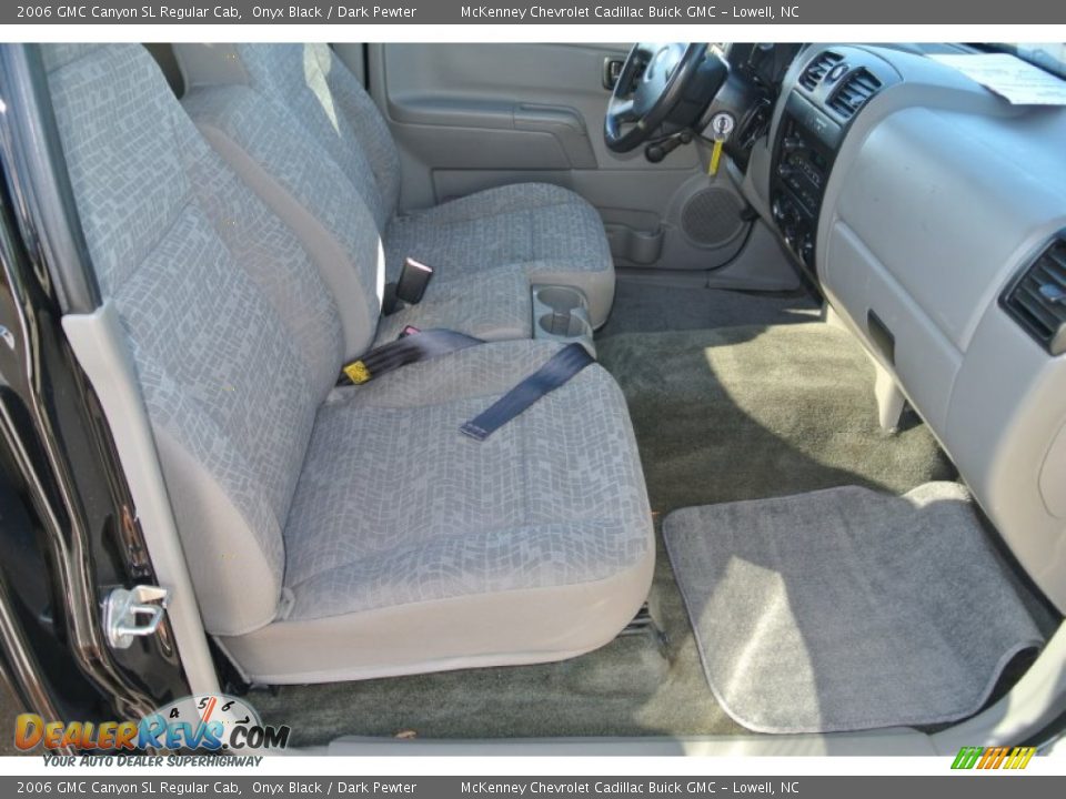 2006 GMC Canyon SL Regular Cab Onyx Black / Dark Pewter Photo #17