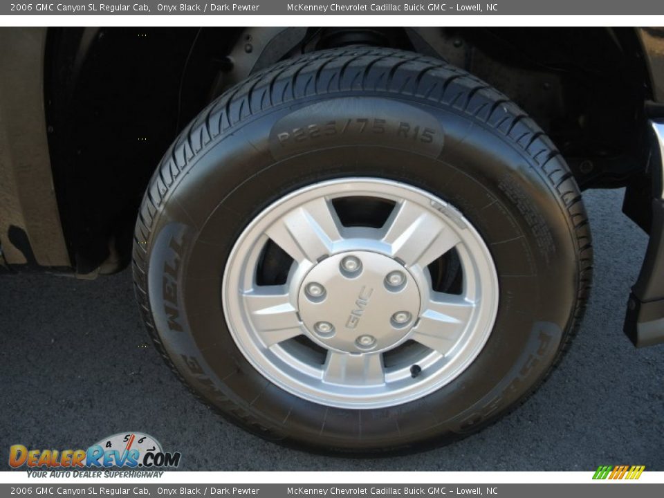 2006 GMC Canyon SL Regular Cab Onyx Black / Dark Pewter Photo #20