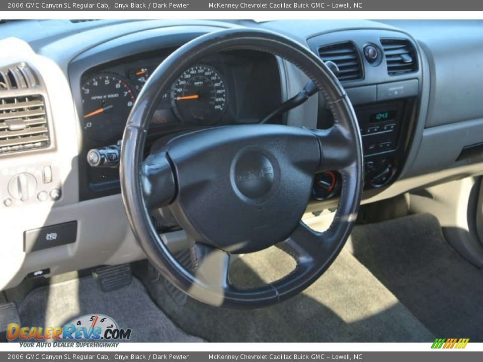 2006 GMC Canyon SL Regular Cab Onyx Black / Dark Pewter Photo #22