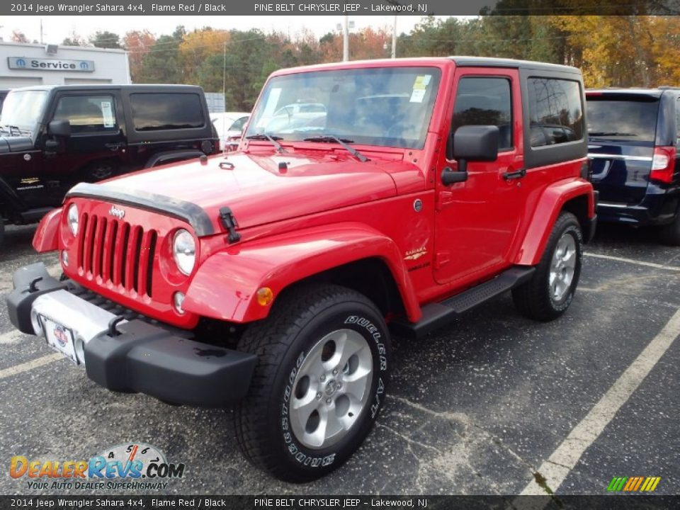 2014 Jeep Wrangler Sahara 4x4 Flame Red / Black Photo #1
