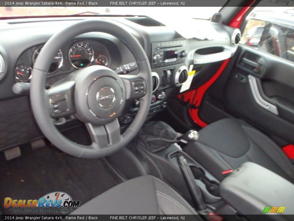 2014 Jeep Wrangler Sahara 4x4 Flame Red / Black Photo #6