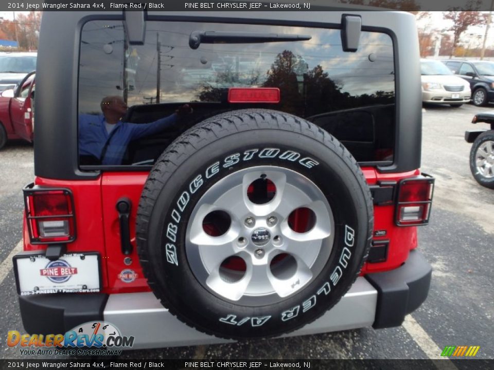 2014 Jeep Wrangler Sahara 4x4 Flame Red / Black Photo #7