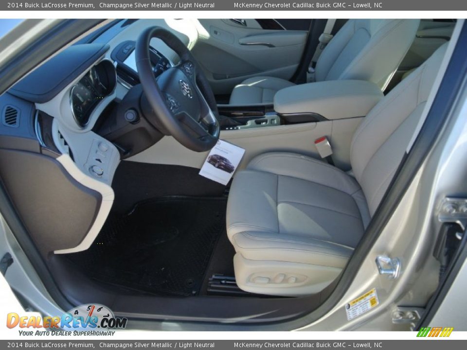 2014 Buick LaCrosse Premium Champagne Silver Metallic / Light Neutral Photo #8