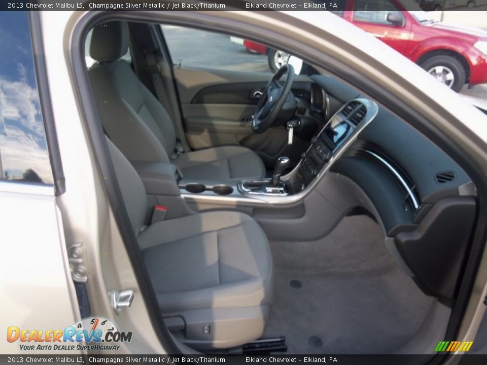 2013 Chevrolet Malibu LS Champagne Silver Metallic / Jet Black/Titanium Photo #9
