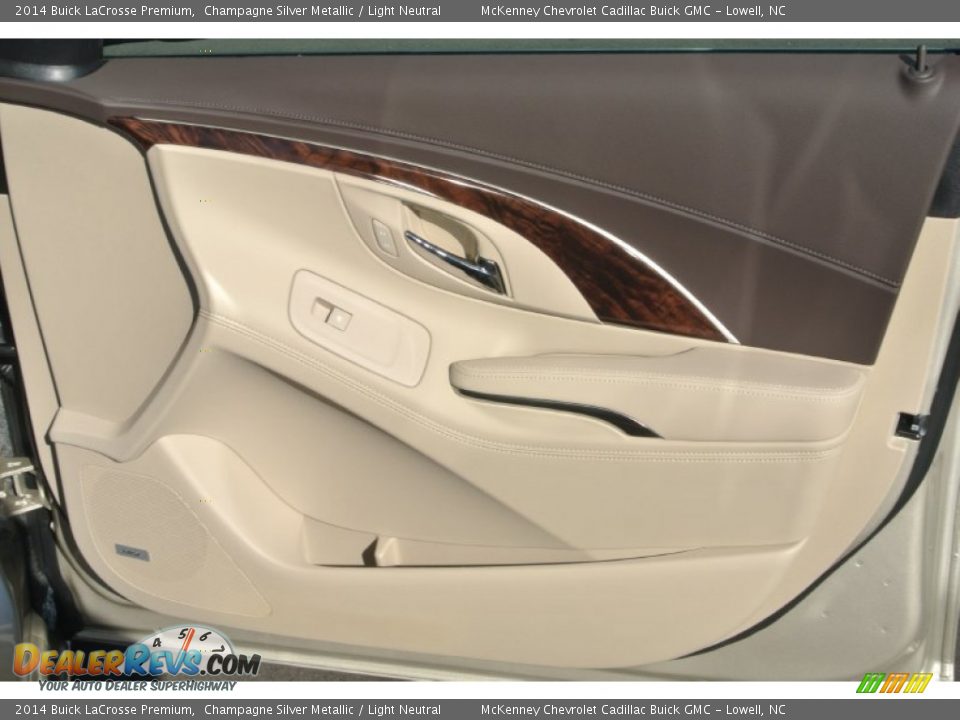 2014 Buick LaCrosse Premium Champagne Silver Metallic / Light Neutral Photo #19
