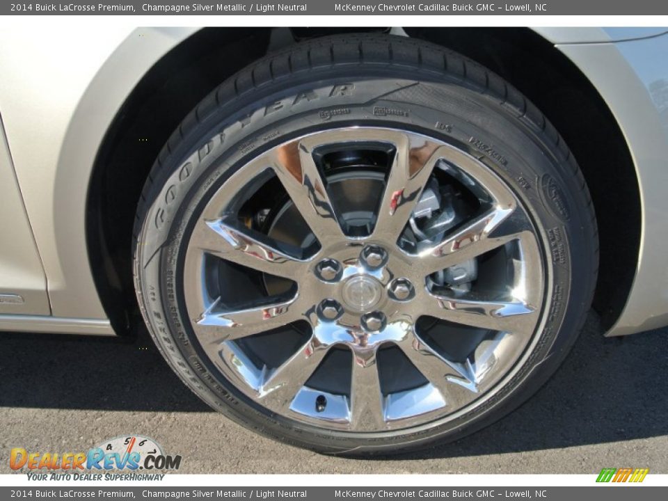 2014 Buick LaCrosse Premium Champagne Silver Metallic / Light Neutral Photo #20