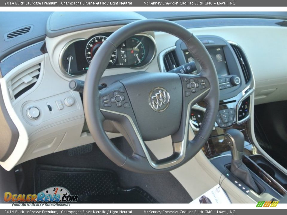 2014 Buick LaCrosse Premium Champagne Silver Metallic / Light Neutral Photo #22