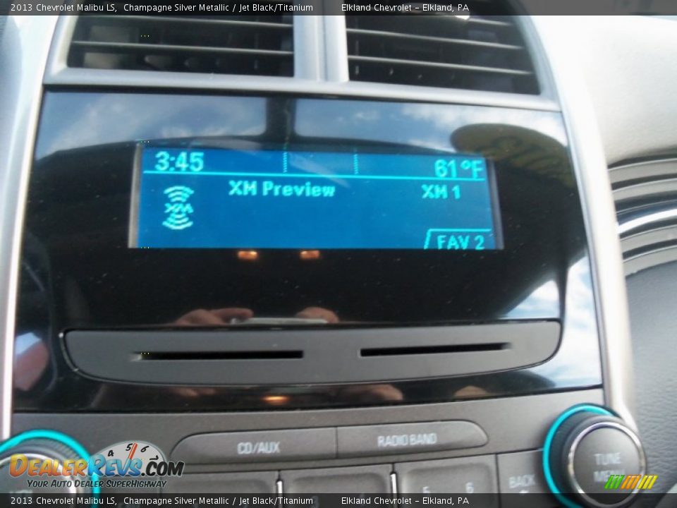 2013 Chevrolet Malibu LS Champagne Silver Metallic / Jet Black/Titanium Photo #20