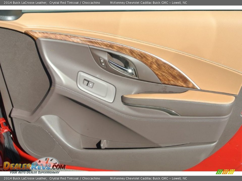 2014 Buick LaCrosse Leather Crystal Red Tintcoat / Choccachino Photo #18