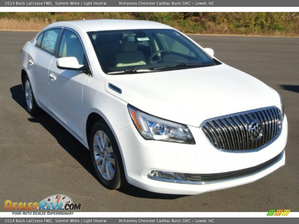 2014 Buick LaCrosse FWD Summit White / Light Neutral Photo #1