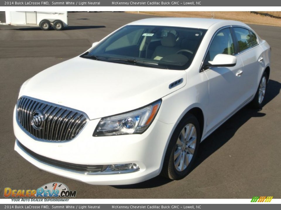2014 Buick LaCrosse FWD Summit White / Light Neutral Photo #2