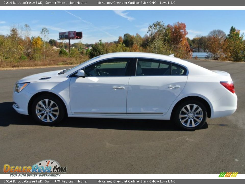 2014 Buick LaCrosse FWD Summit White / Light Neutral Photo #3
