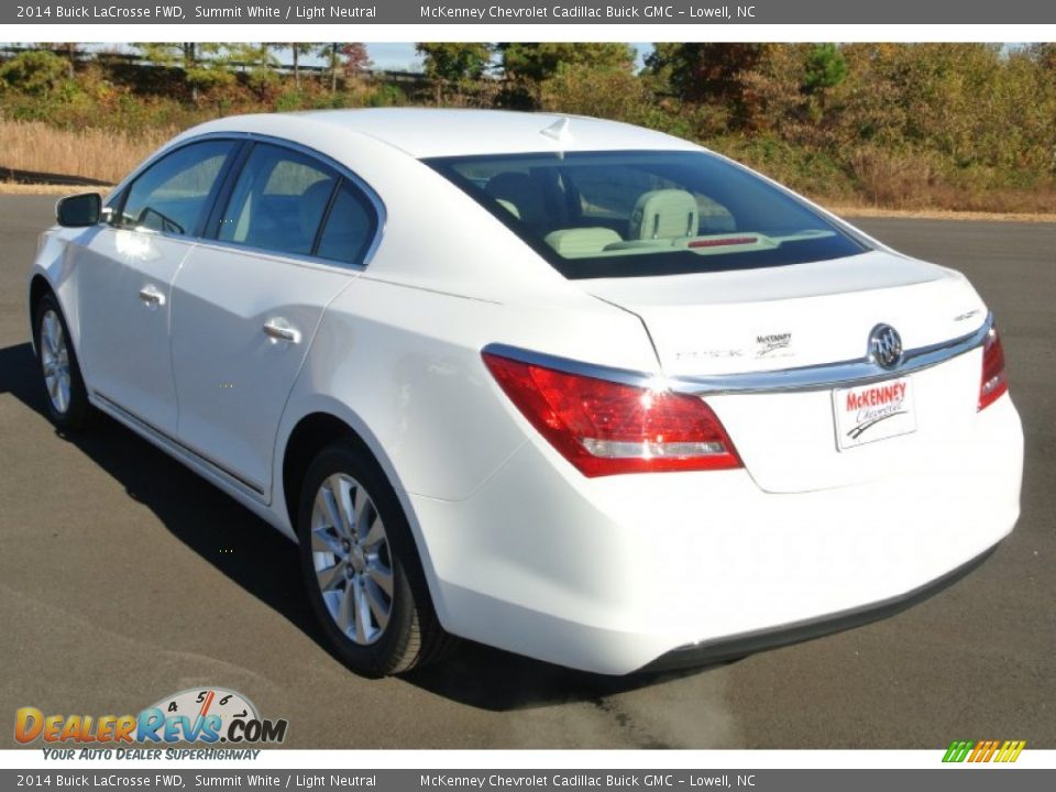 2014 Buick LaCrosse FWD Summit White / Light Neutral Photo #4