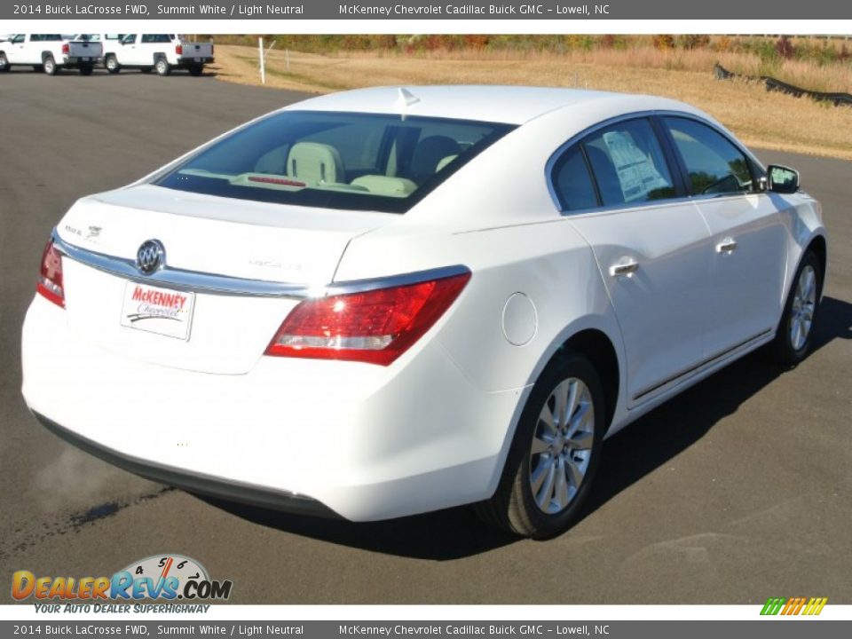 2014 Buick LaCrosse FWD Summit White / Light Neutral Photo #5