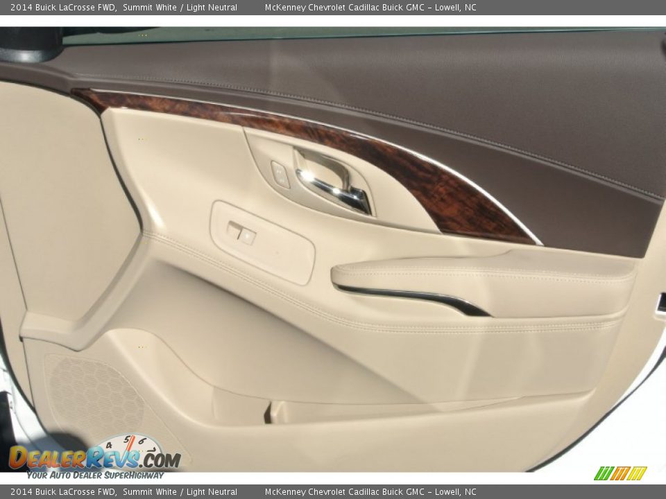 2014 Buick LaCrosse FWD Summit White / Light Neutral Photo #18
