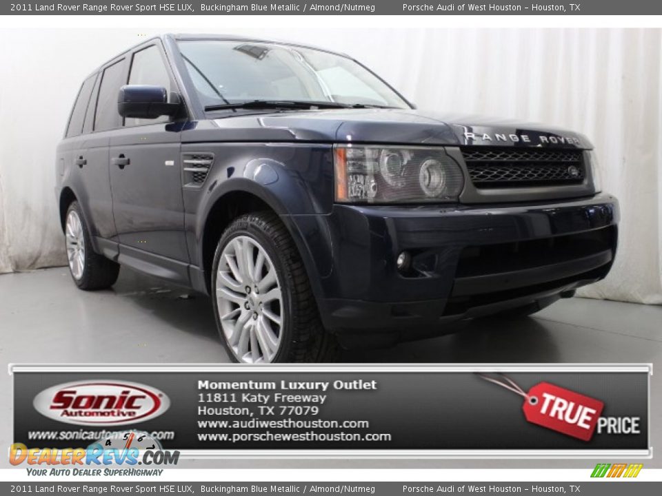 2011 Land Rover Range Rover Sport HSE LUX Buckingham Blue Metallic / Almond/Nutmeg Photo #1