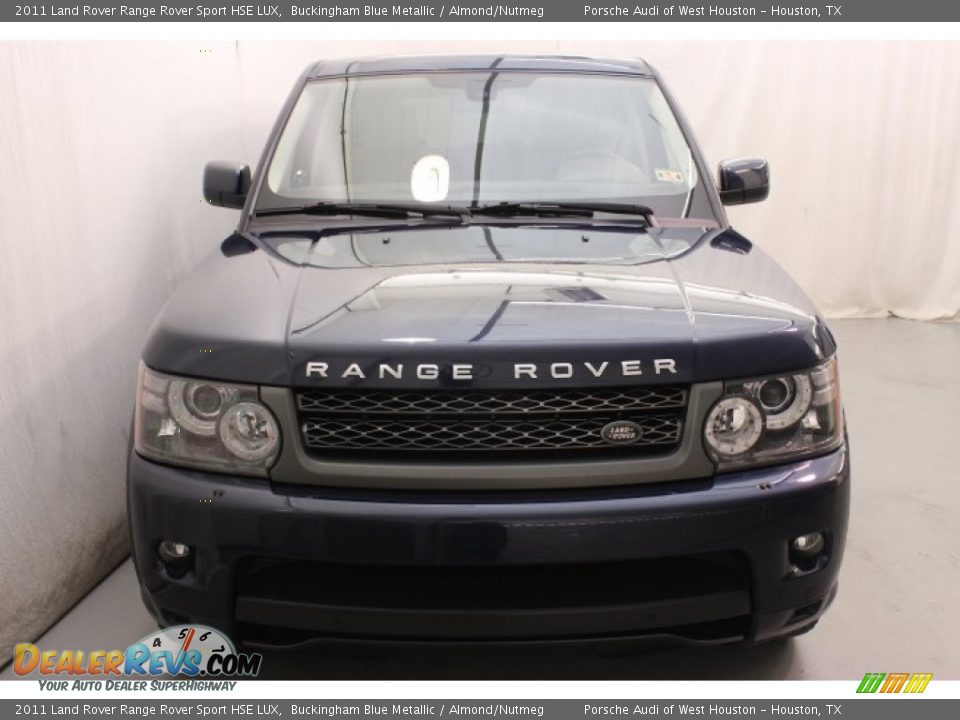 2011 Land Rover Range Rover Sport HSE LUX Buckingham Blue Metallic / Almond/Nutmeg Photo #2