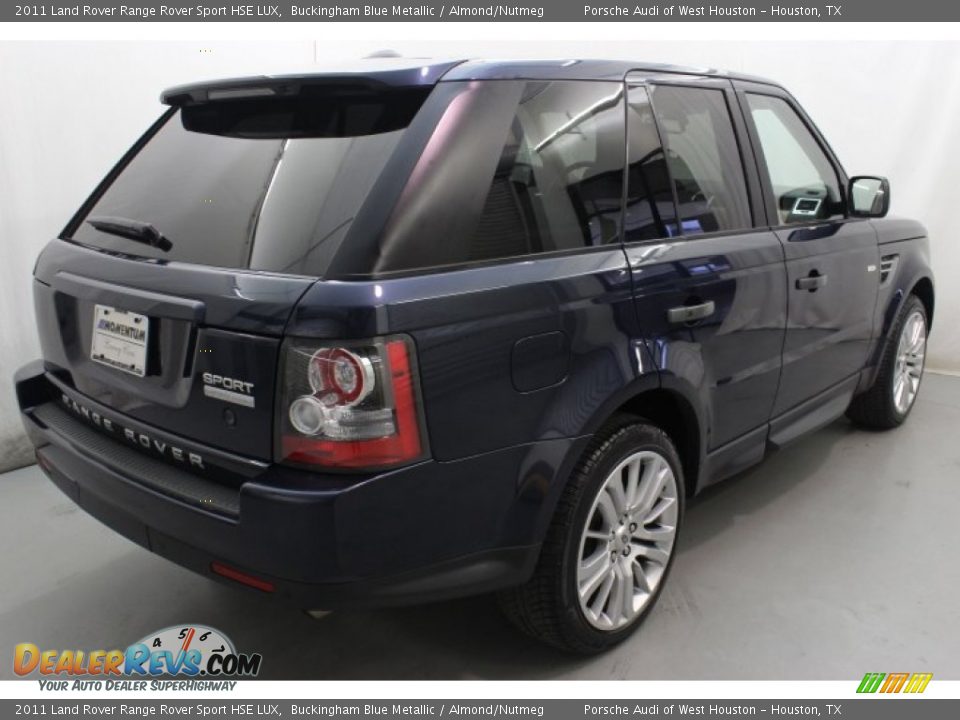 2011 Land Rover Range Rover Sport HSE LUX Buckingham Blue Metallic / Almond/Nutmeg Photo #6