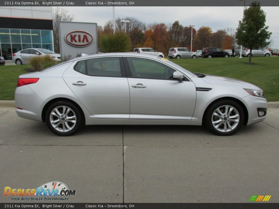 2011 Kia Optima EX Bright Silver / Gray Photo #2