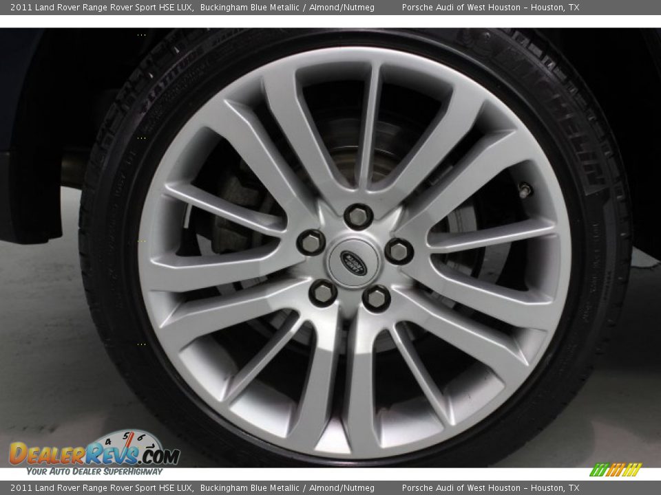 2011 Land Rover Range Rover Sport HSE LUX Buckingham Blue Metallic / Almond/Nutmeg Photo #8
