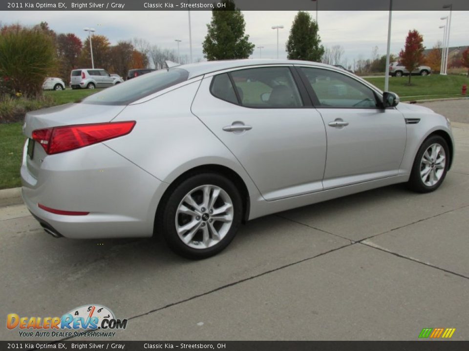 2011 Kia Optima EX Bright Silver / Gray Photo #3